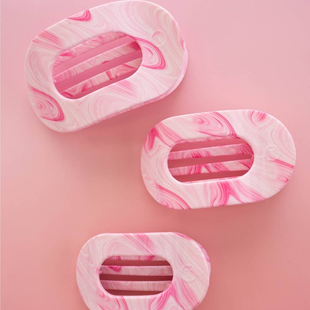 TELETIES - Pinch Me! | Medium | Flat Round Hair Clip