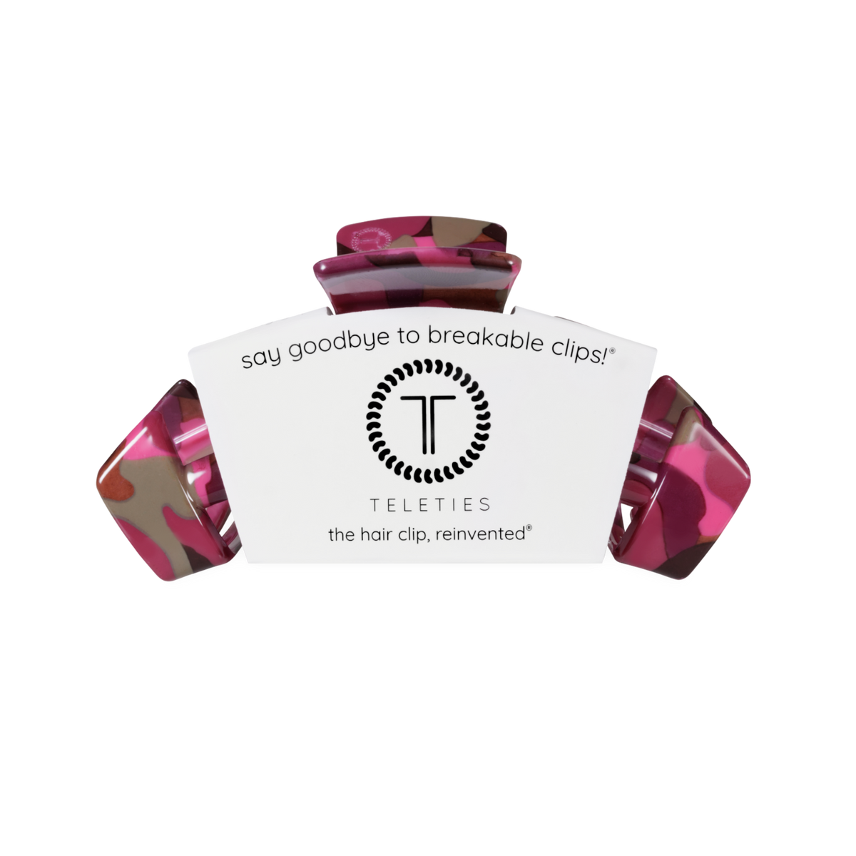 TELETIES - Classic Garden Glam Medium Claw Clip