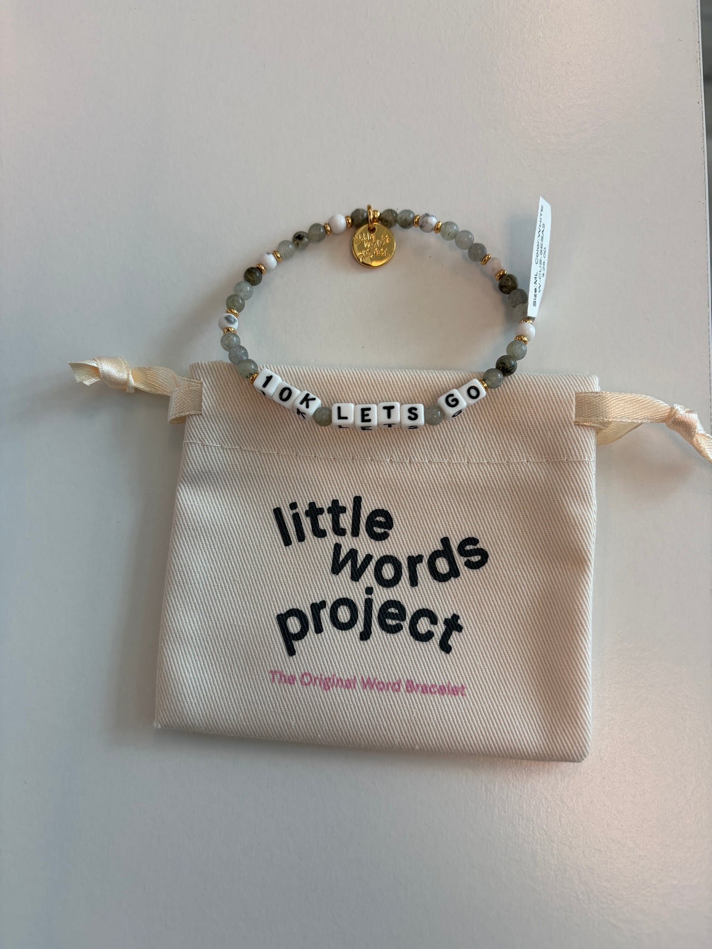 10K Lets Go - Little Words Project - Bracelet