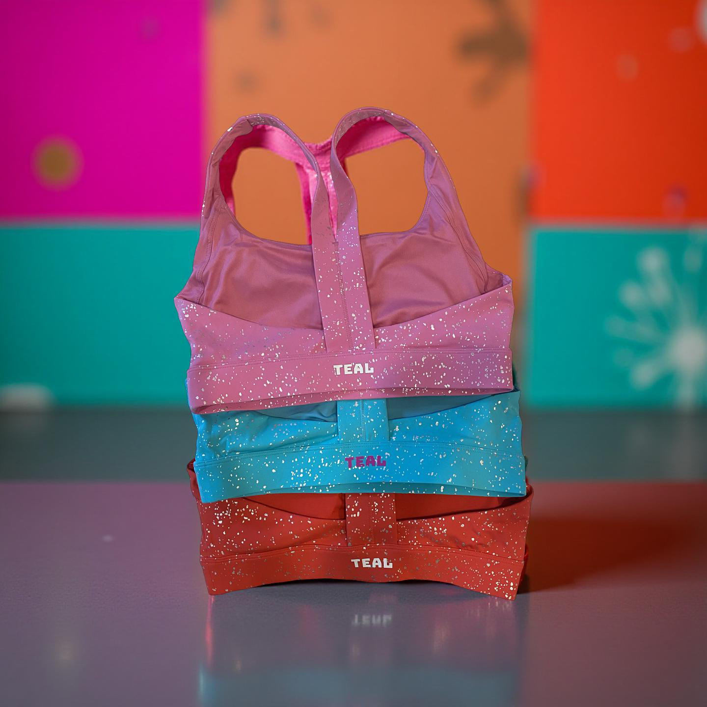 TEAL PowerLUXE - SPARKLE Bra