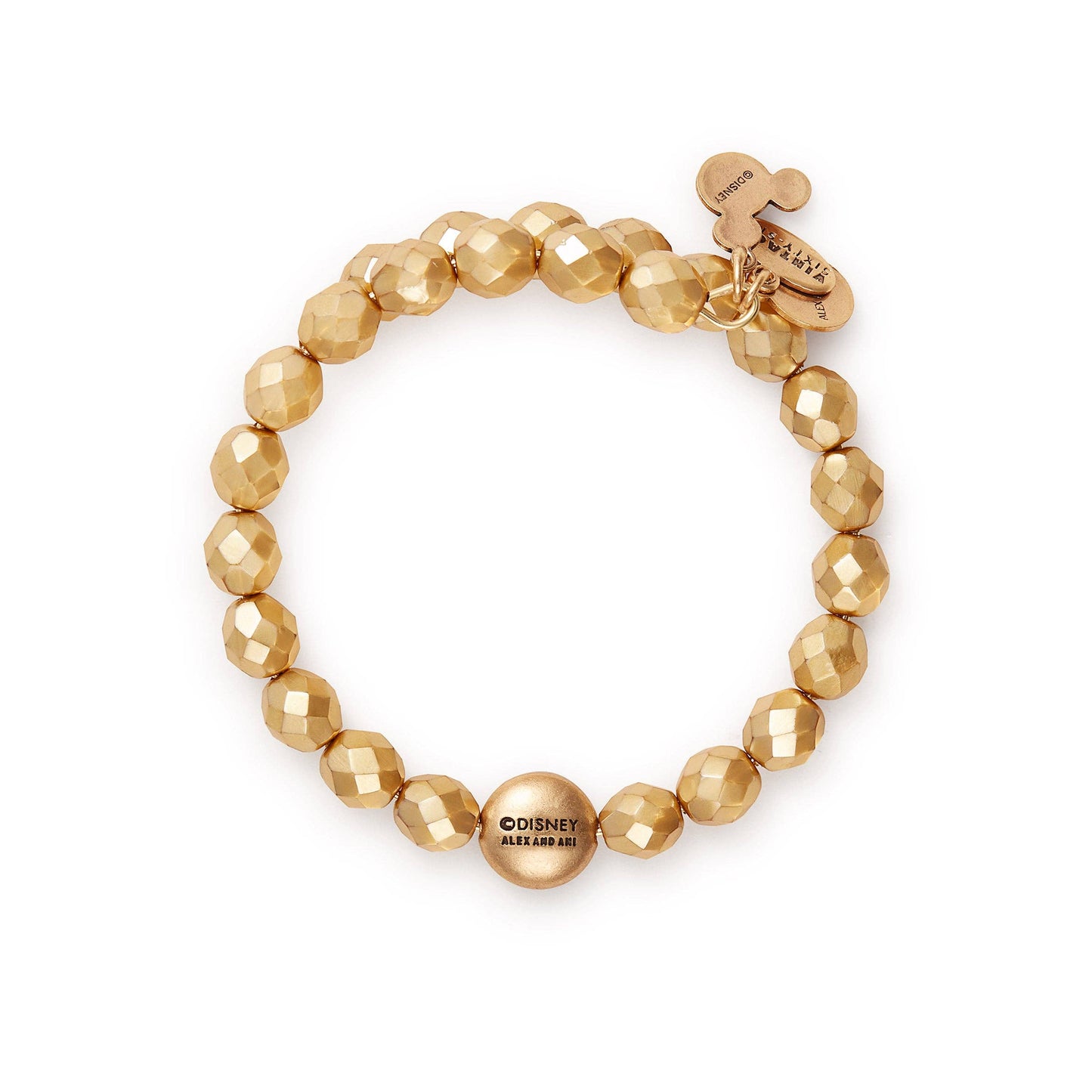 Alex and Ani - Disney® Belle Pearl Wrap Bracelet: Antiqued Gold