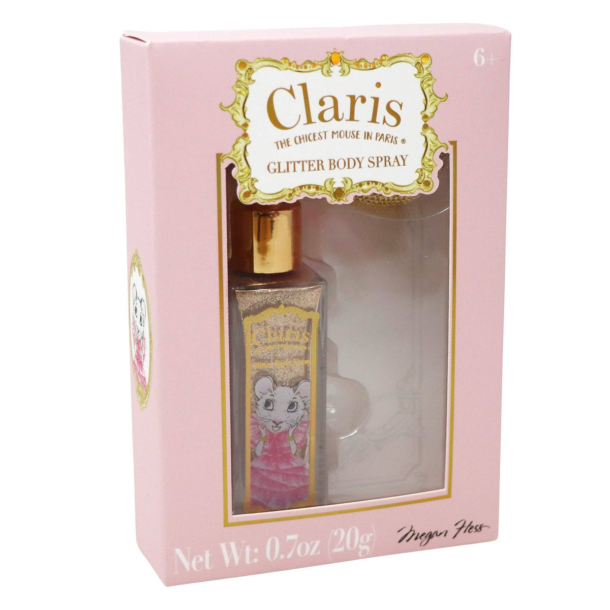 Pink Poppy USA - Claris - The Chicest Mouse in Paris™ Glitter Body Spray Atomiser