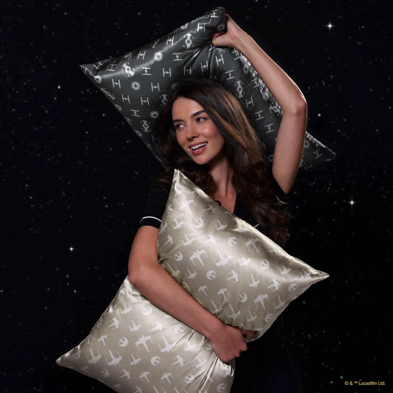 KITSCH - Star Wars™ & Kitsch Satin Pillowcase in Rebel Alliance