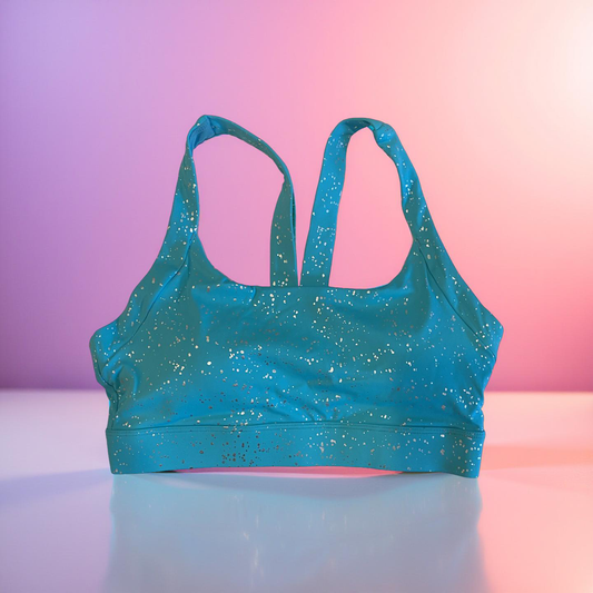 TEAL PowerLUXE - SPARKLE Bra