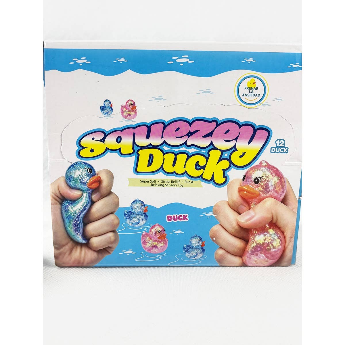 Love and Repeat - Set of 2 Scented Tranlucent Maltose Duck Squishy Toy: MIX COLOR / ONE(12)