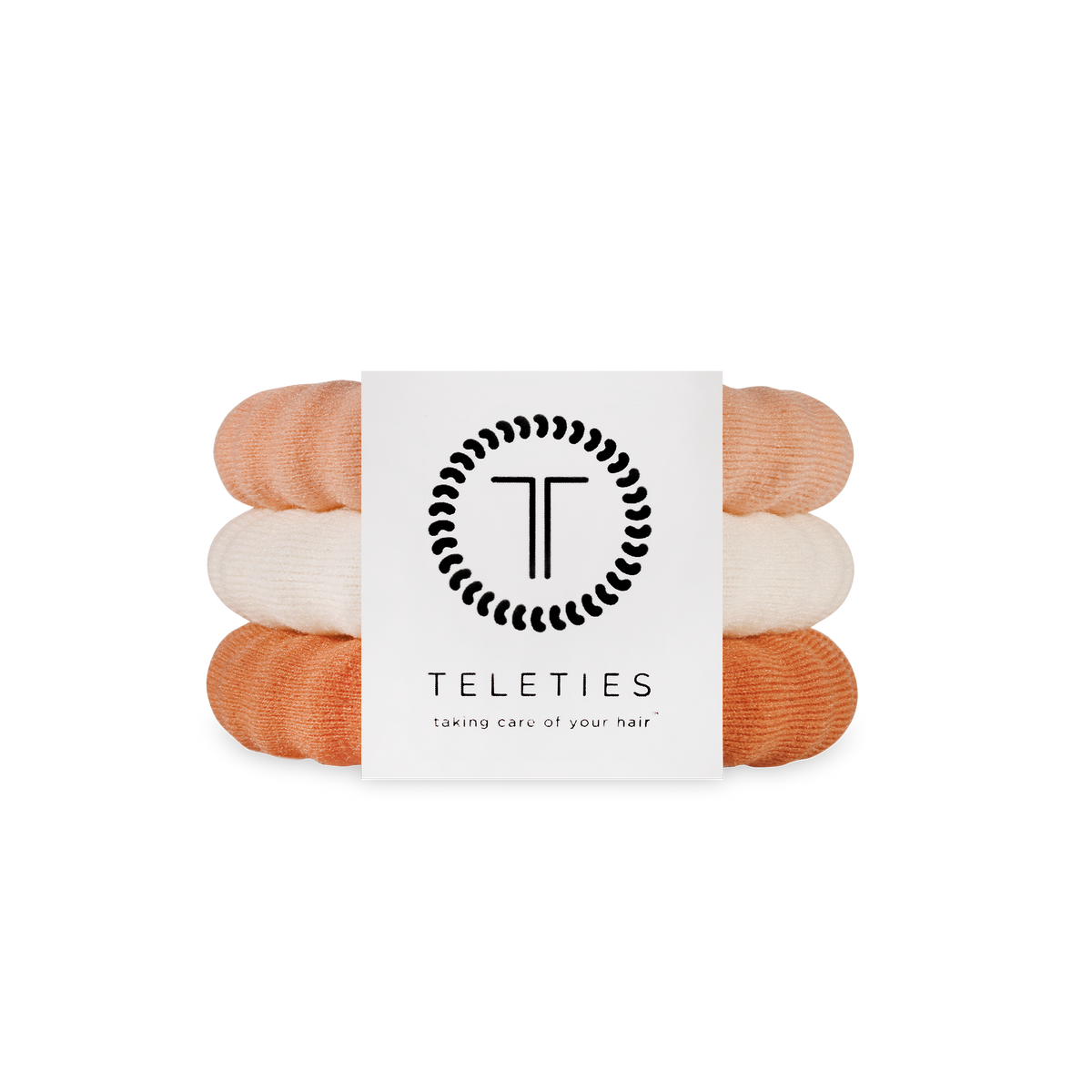 TELETIES - For the Love of Nudes | Large | Nylon Hair Ties