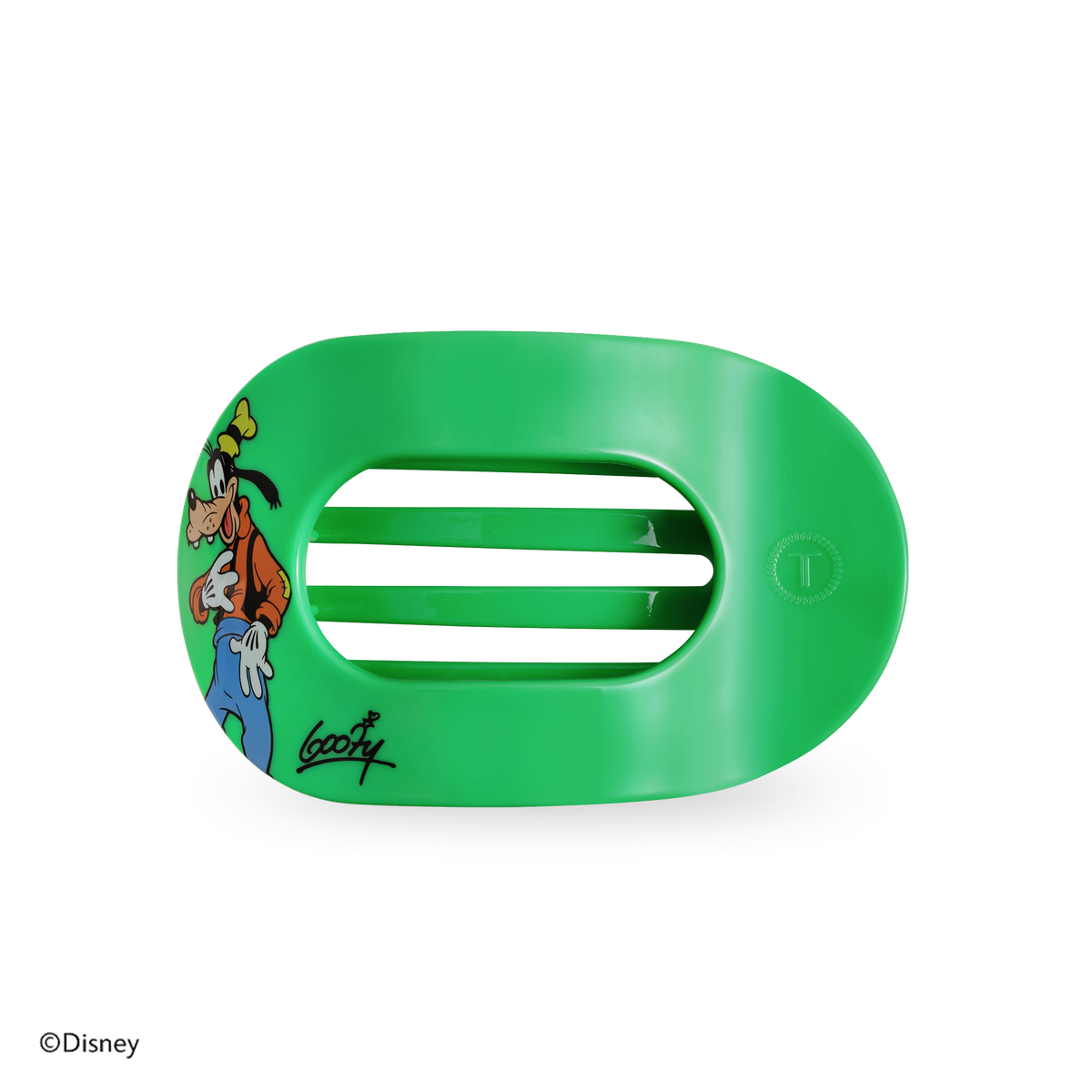 TELETIES - Goofy | Medium | Flat Round Hair Clip