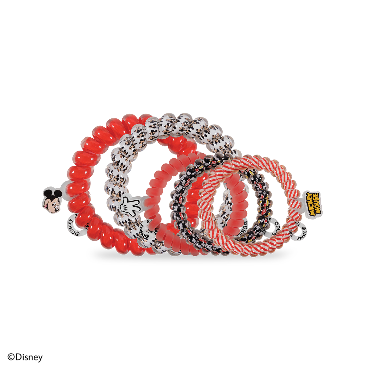 TELETIES - Mickey Mouse | Mix Pack | Hair Ties