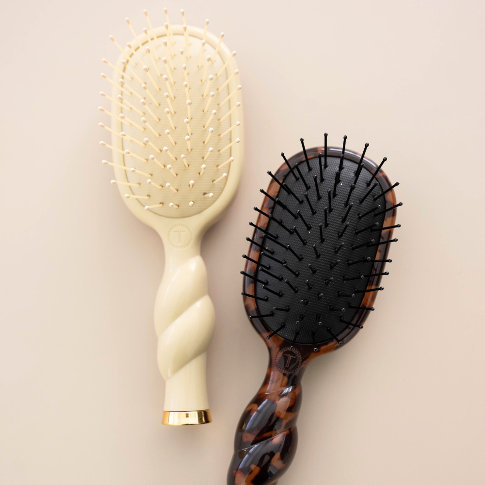 TELETIES - Mini Detangler Brush | Tan | Medium
