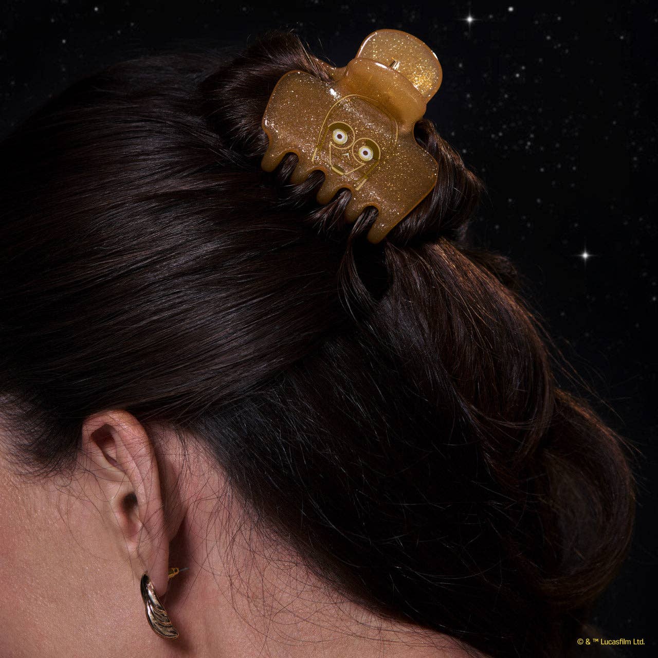 KITSCH - Star Wars™ & Kitsch Glitter Cloud Clip in C-3PO
