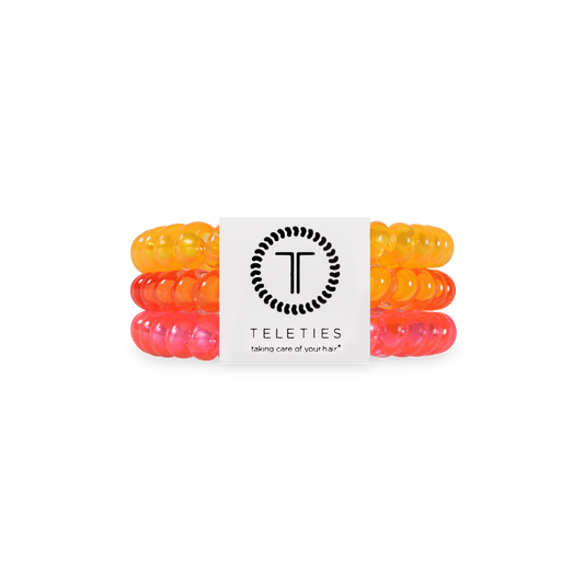 TELETIES - Spiral Hair Coils | Small | Day Rave
