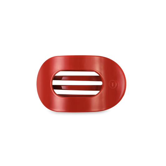 TELETIES - Flat Round Hair Clip | Small | Red Carpet Ready