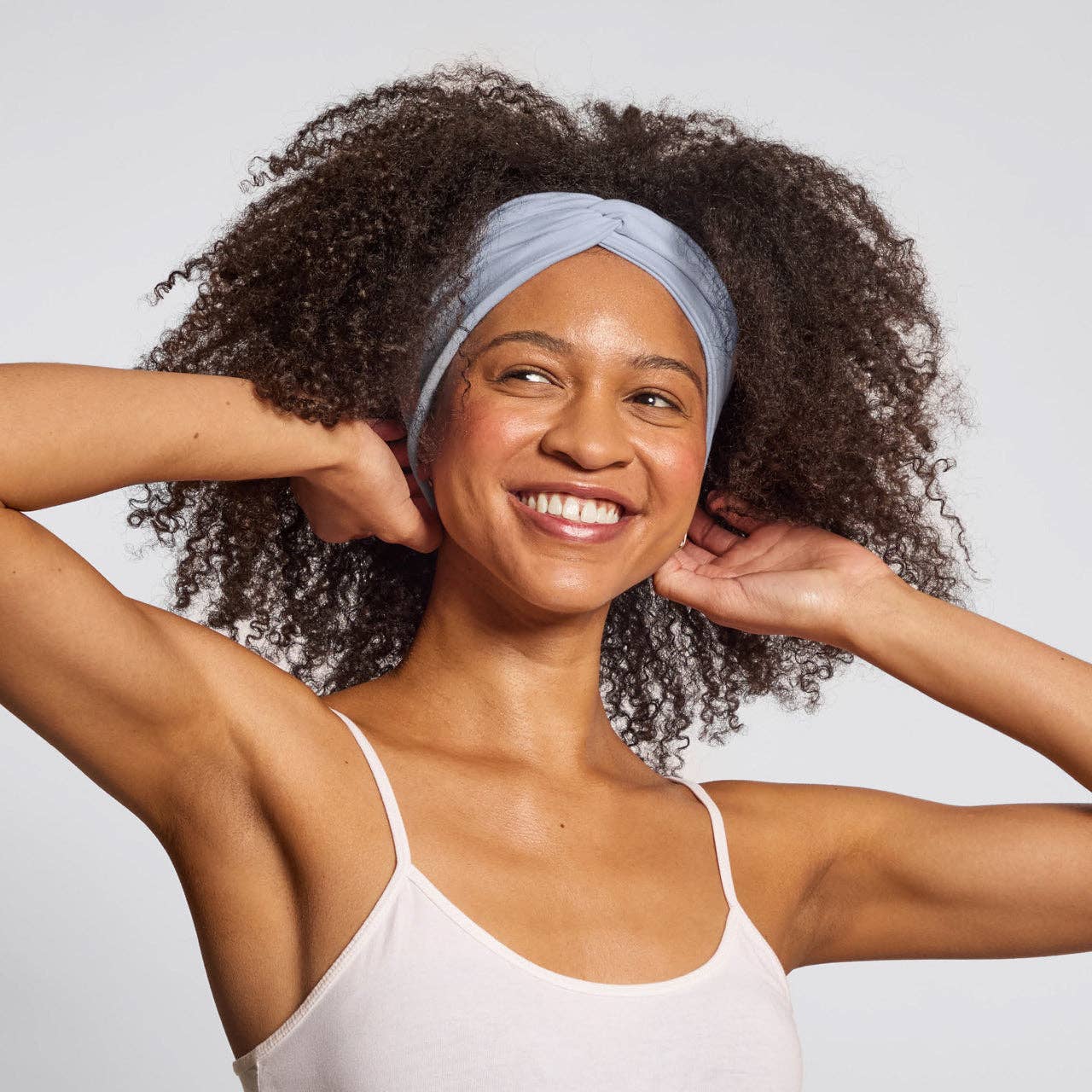 KITSCH - Recycled Fabric Wide Twist Headbands 2pc Set -Garden Bouquet