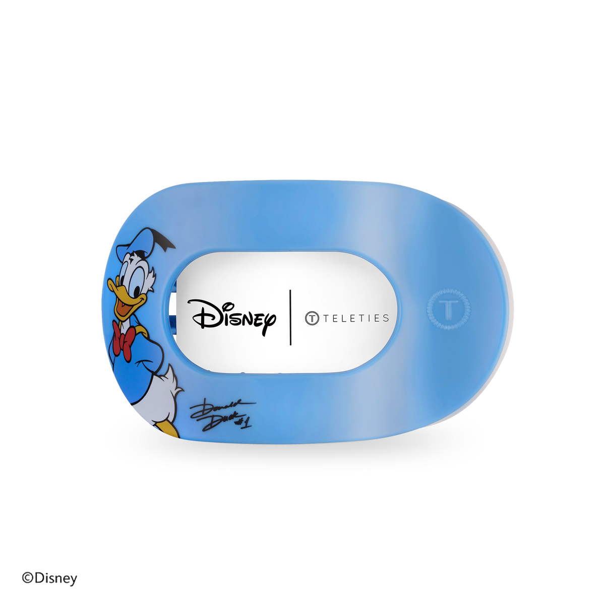 TELETIES - Donald Duck | Medium | Flat Round Hair Clip