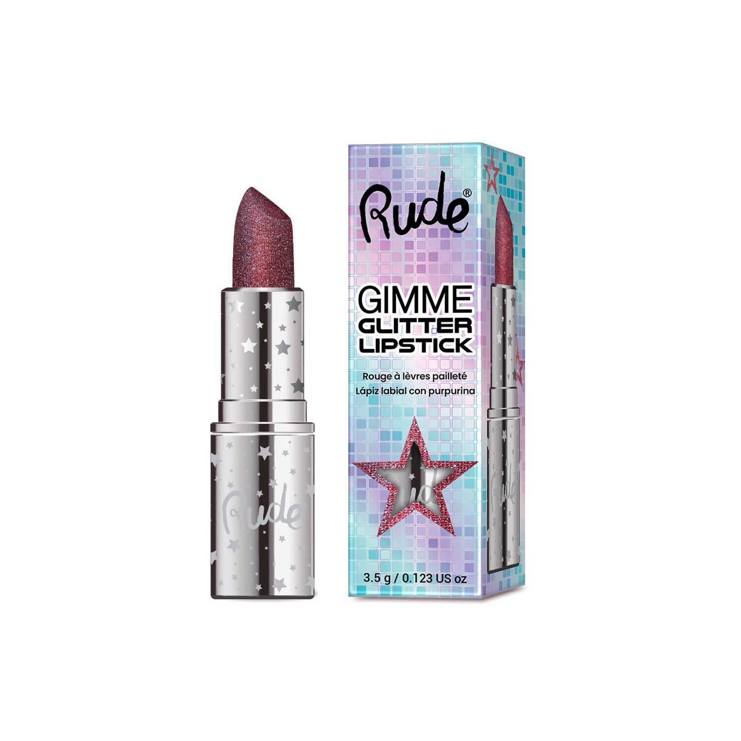 Rude Cosmetics - Gimme Glitter Lipstick: Glitz