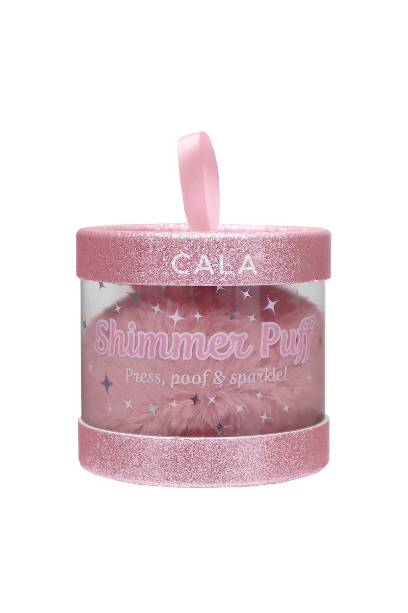 PINEAPPLE Beauty - CALA 76051 Pink Shimmer Puff for Face & Body - 6 pcs