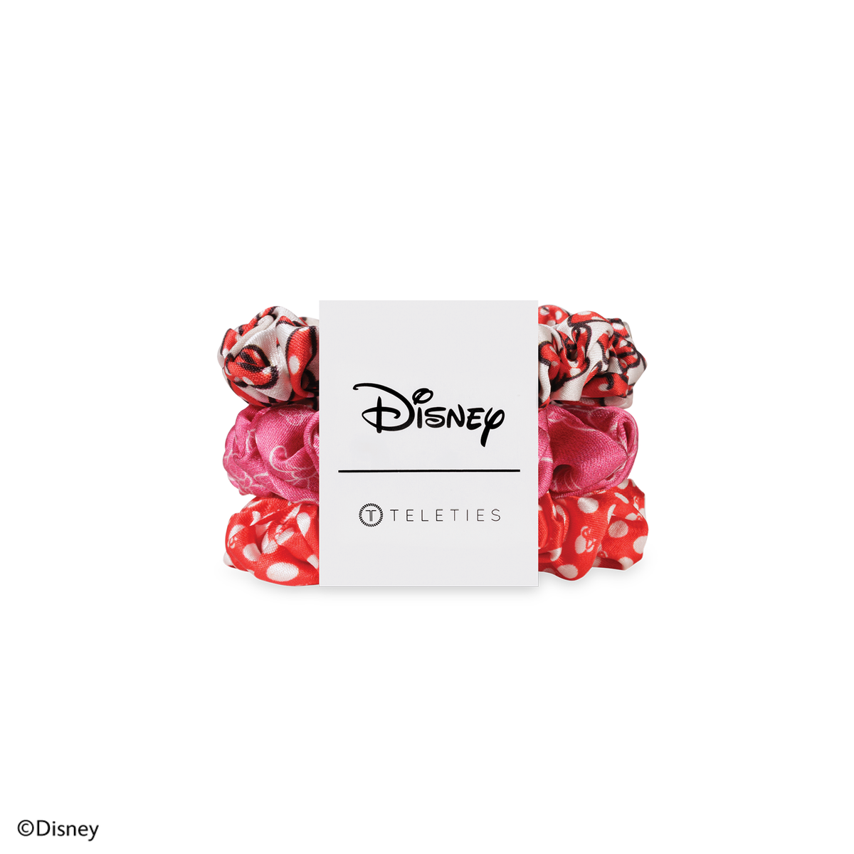 TELETIES - Minnie Mouse | Small | Silk Scrunchies