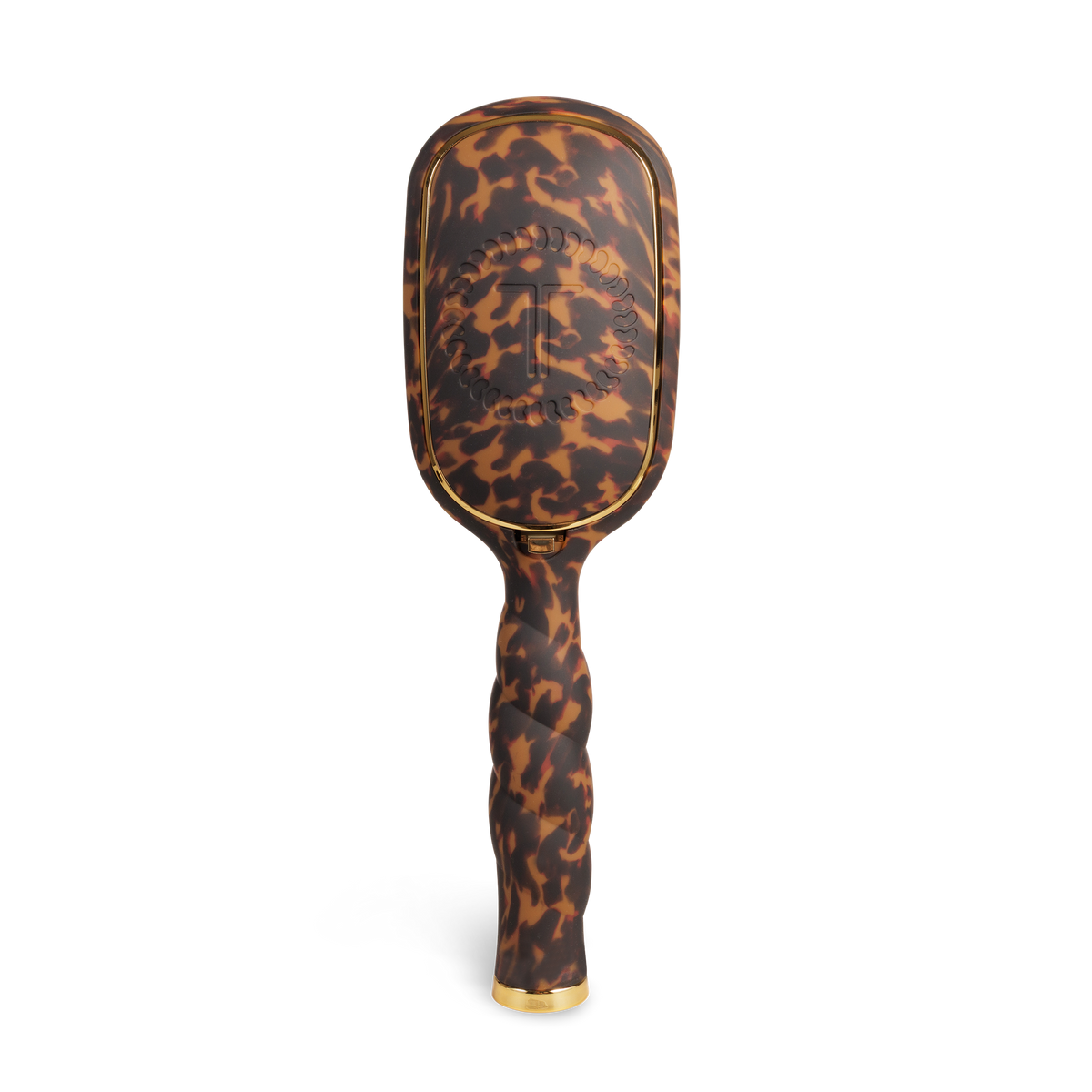 TELETIES - Detangler Hair Brush for Thick Hair - Tortoise