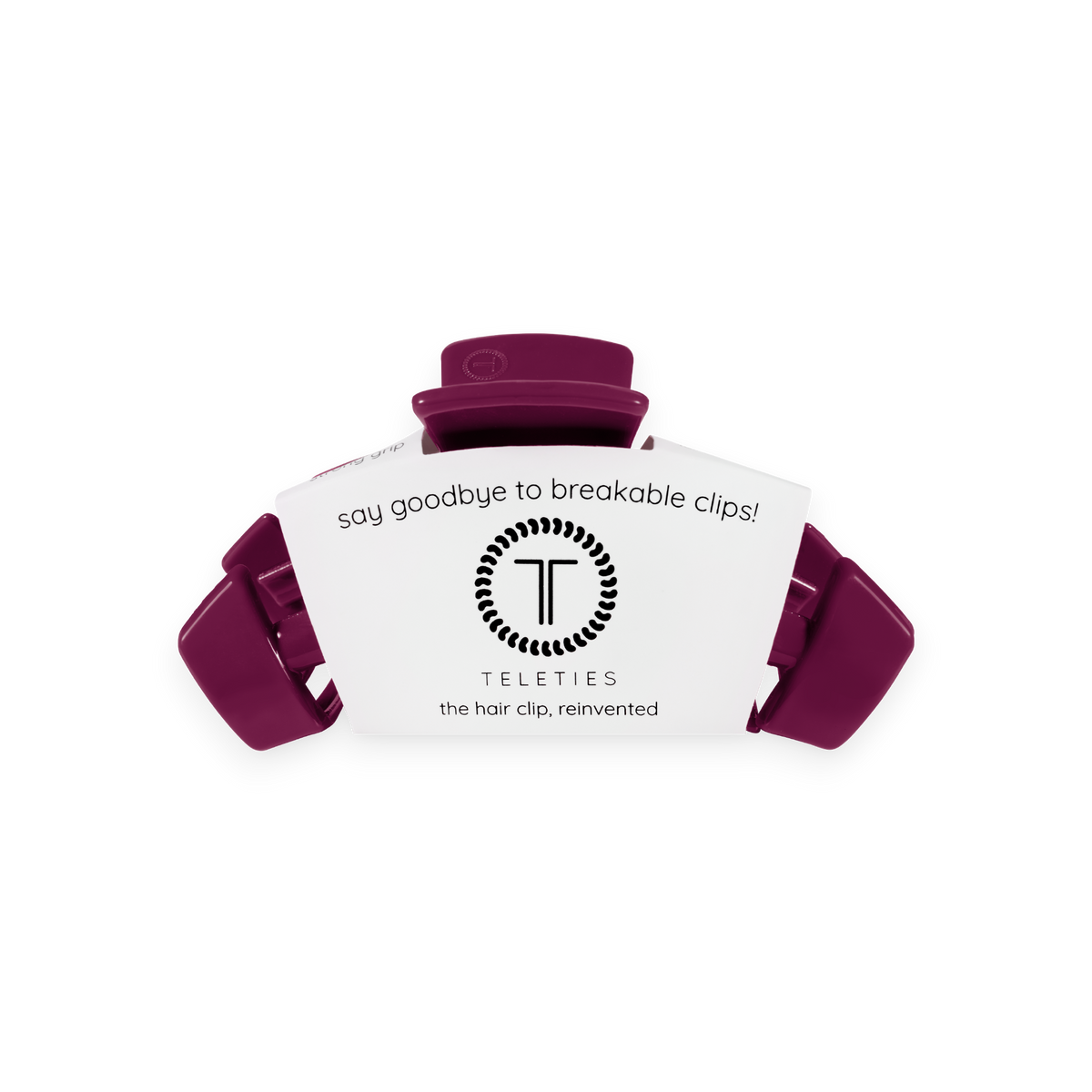 TELETIES - Classic Mulberry Small Claw Clip
