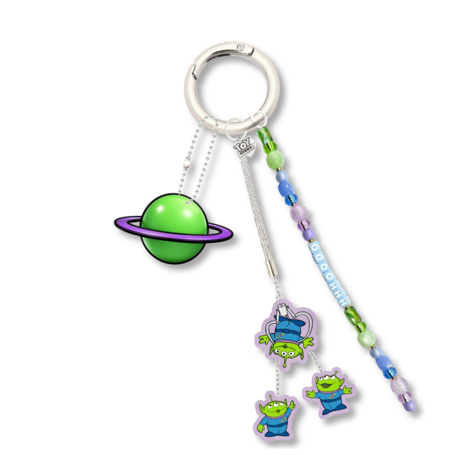 Little Words Project - Oooohhhh Aliens Bag Charm: White / OS