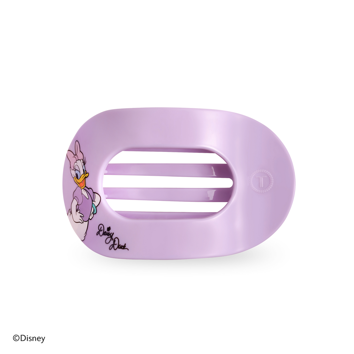 TELETIES - Daisy Duck | Medium | Flat Round Hair Clip