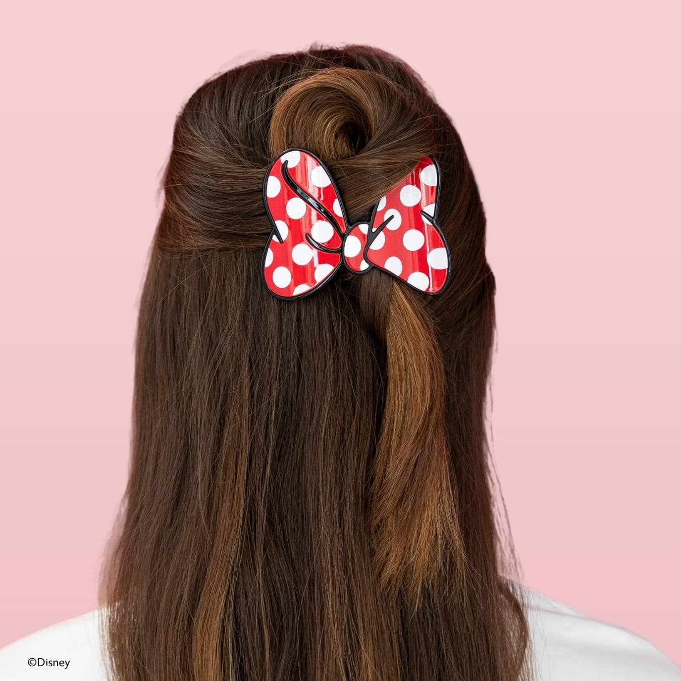 TELETIES - Disney: Minnie's Bow | Medium |  Flat Hair Clip