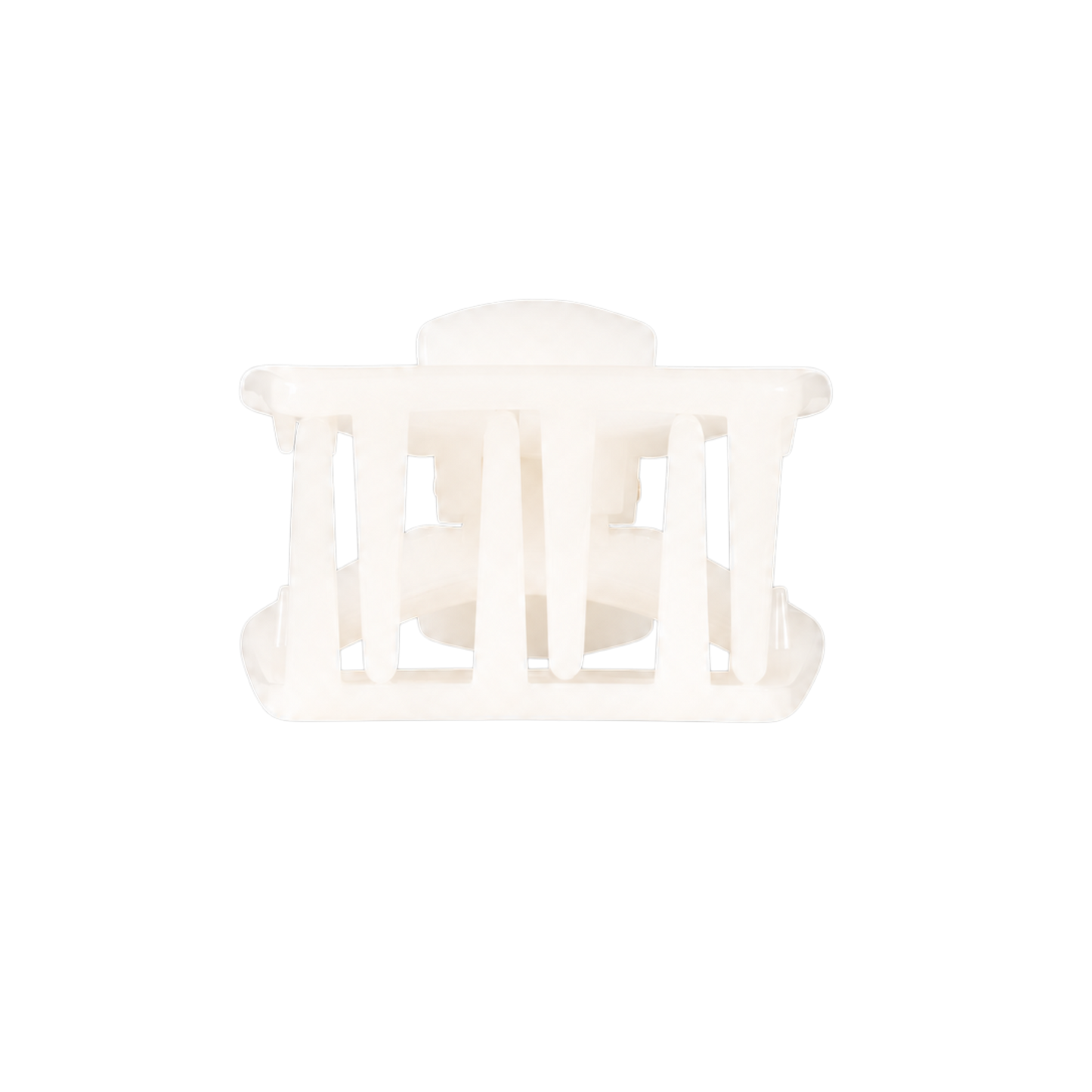 TELETIES - Open Coconut White | Petite | Hair Clip