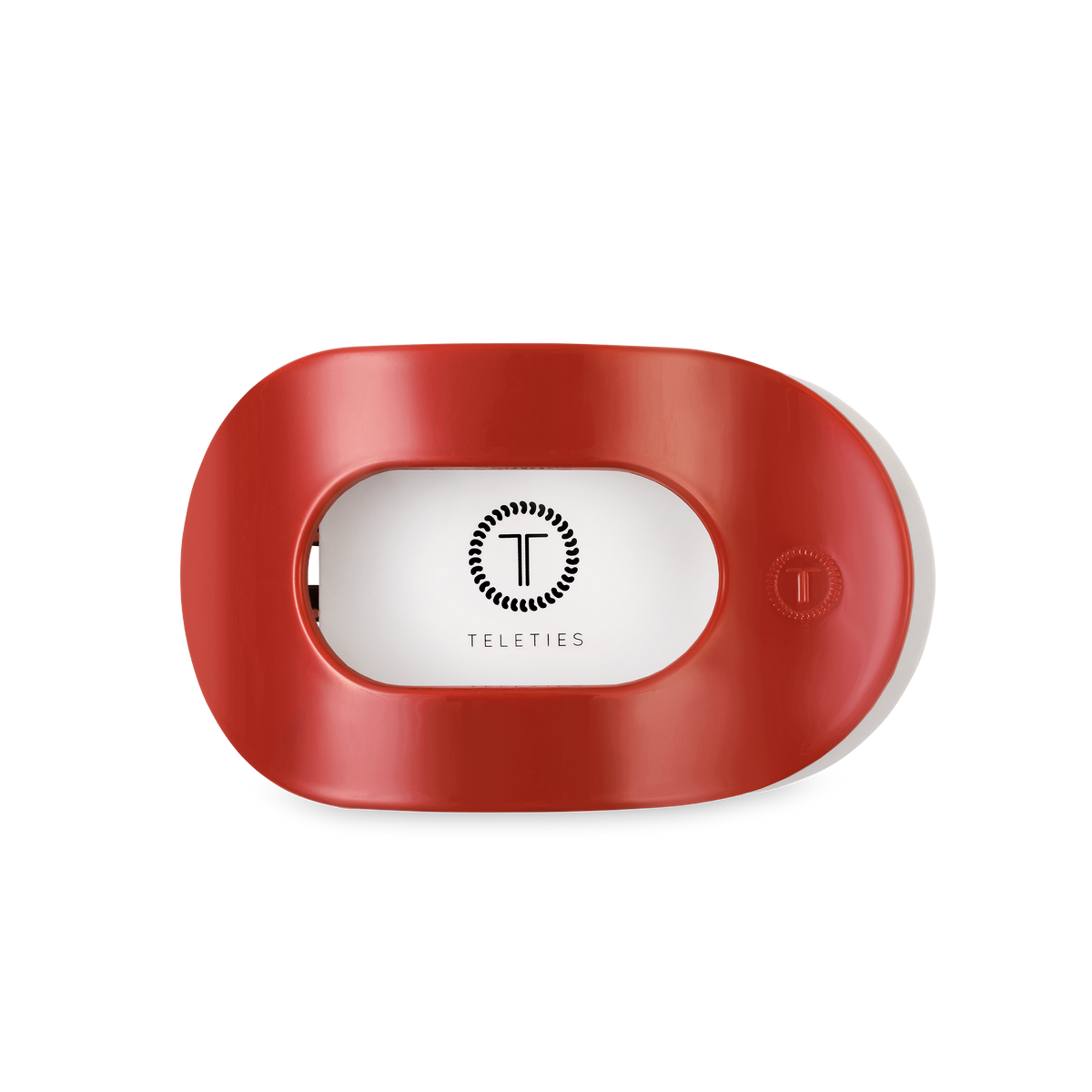 TELETIES - Red Carpet Ready | Medium | Flat Round Hair Clip