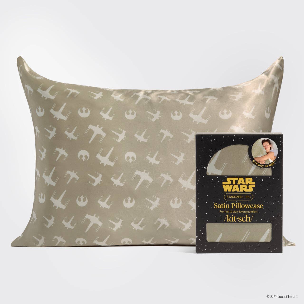 KITSCH - Star Wars™ & Kitsch Satin Pillowcase in Rebel Alliance