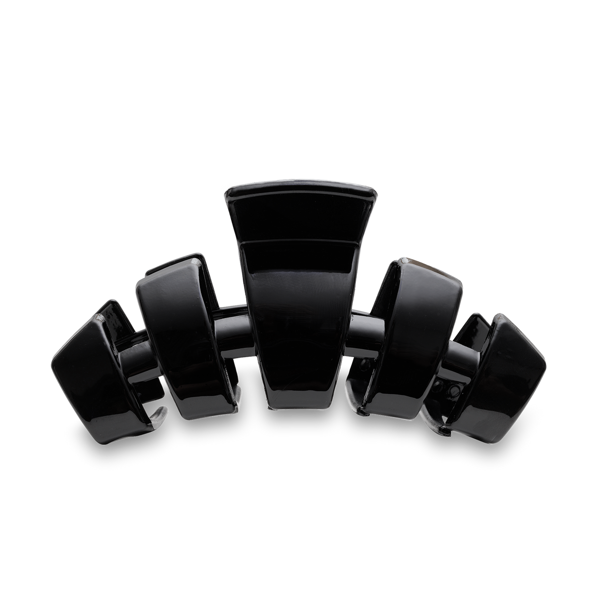 TELETIES - Classic Hair Clip | Large | Jet Black