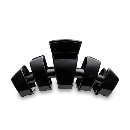 TELETIES - Classic Hair Clip | Large | Jet Black