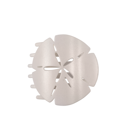TELETIES - Sand Dollar | Large | Flat Shape Hair Clip