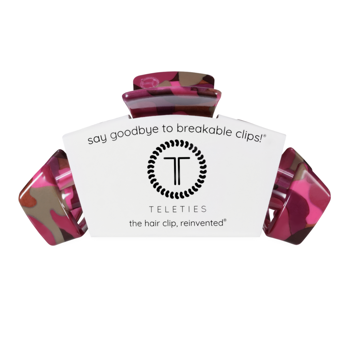 TELETIES - Classic Garden Glam Large Claw Clip