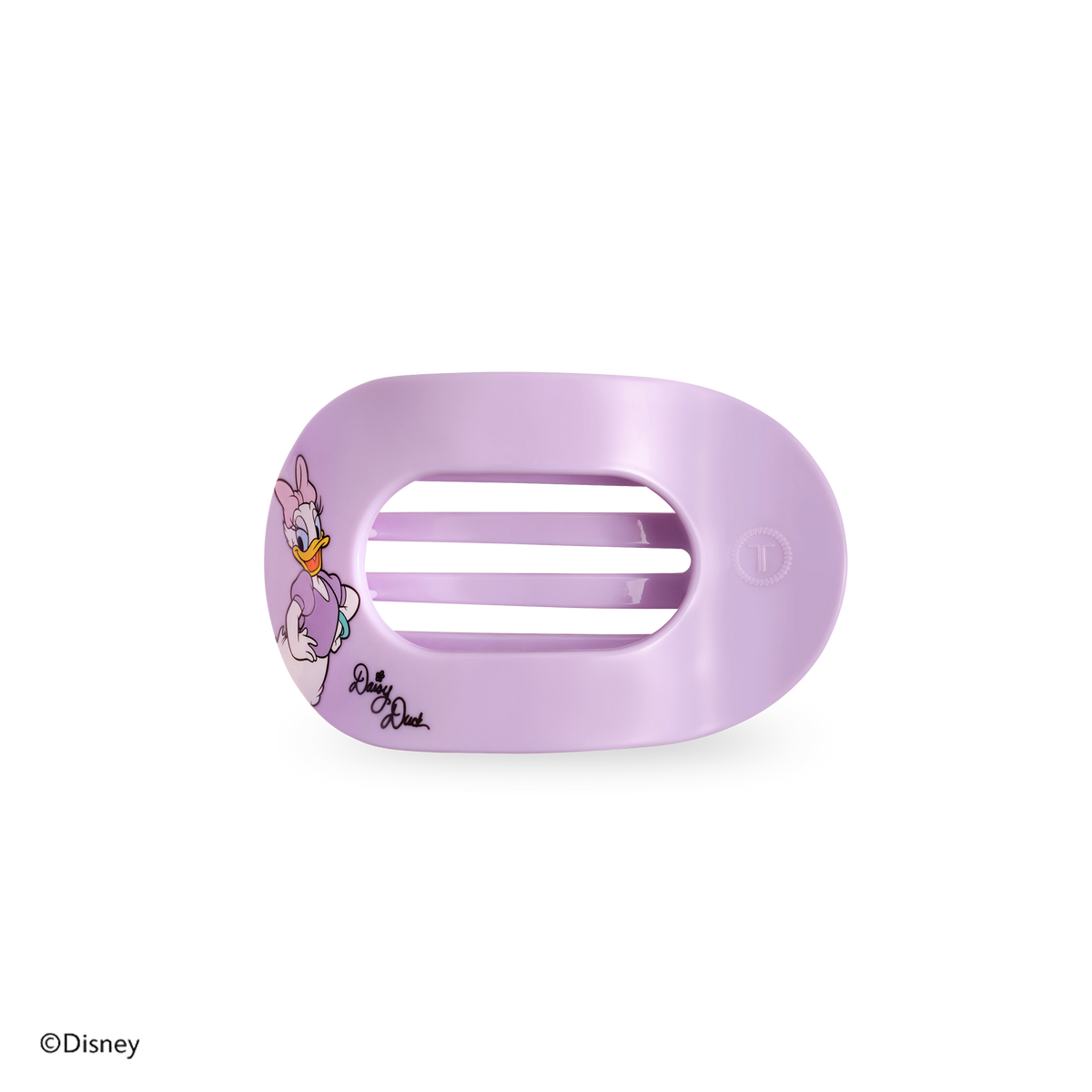 TELETIES - Daisy Duck | Small | Flat Round Hair Clip