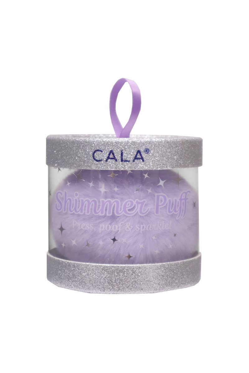 PINEAPPLE Beauty - CALA 76052 Lavender Shimmer Puff for Face & Body - 6 pcs