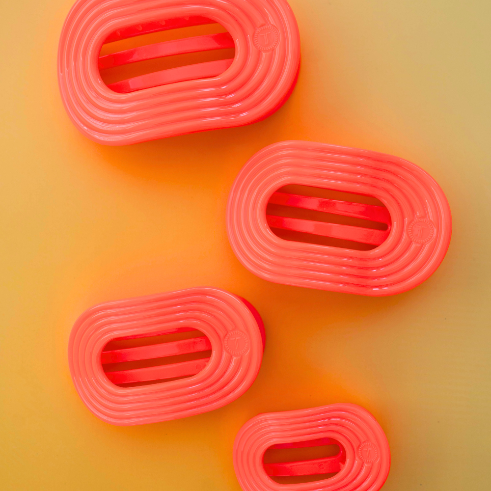 TELETIES - Flat Round Hair Clip | Small | Darty