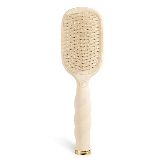 TELETIES - Detangler Hair Brush for Thick Hair - Tan