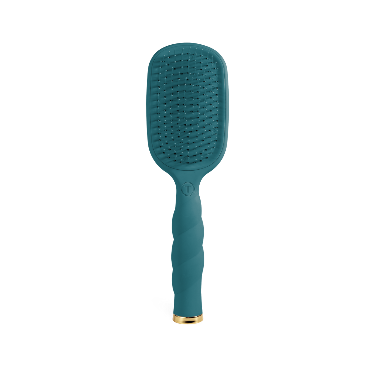 TELETIES - Detangler Hair Brush for Thick Hair - Teal With It