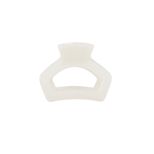 TELETIES - Open Coconut White | Petite | Hair Clip