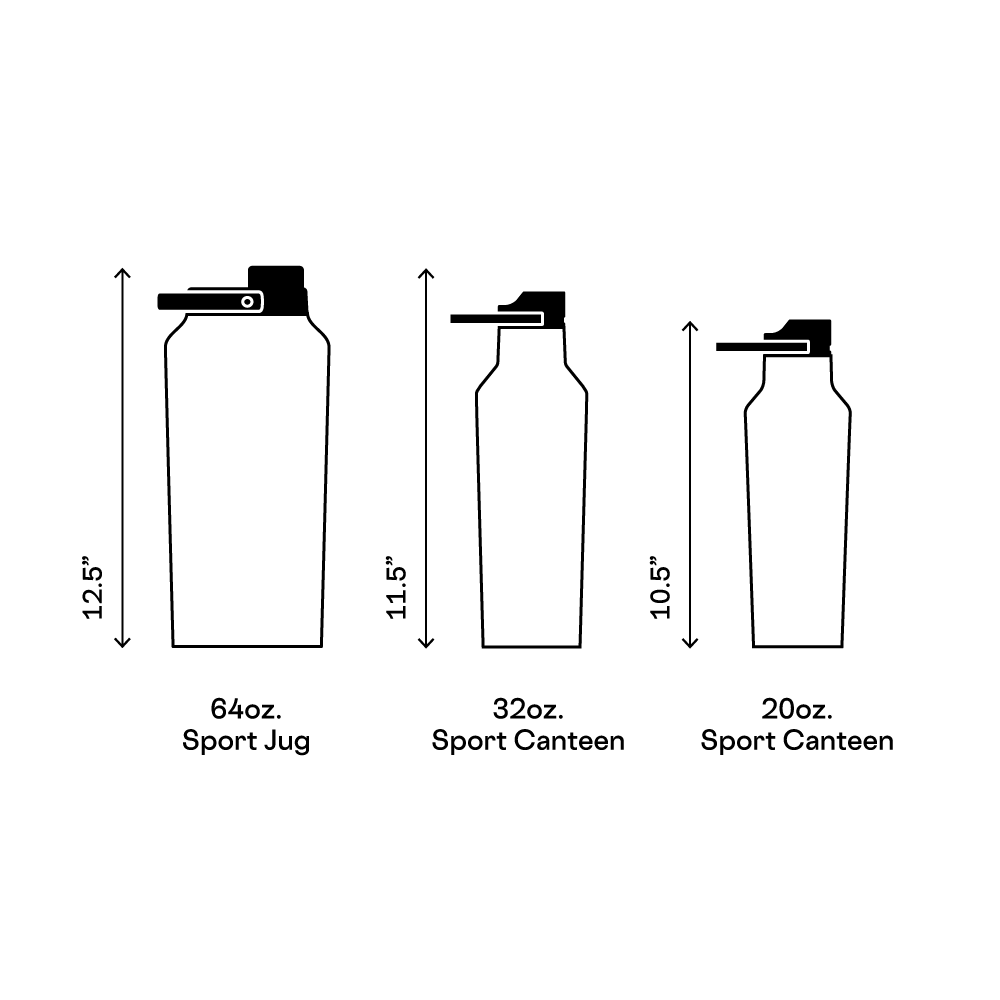 CORKCICLE - Sport Canteen - 20oz Sun - Soaked Pink