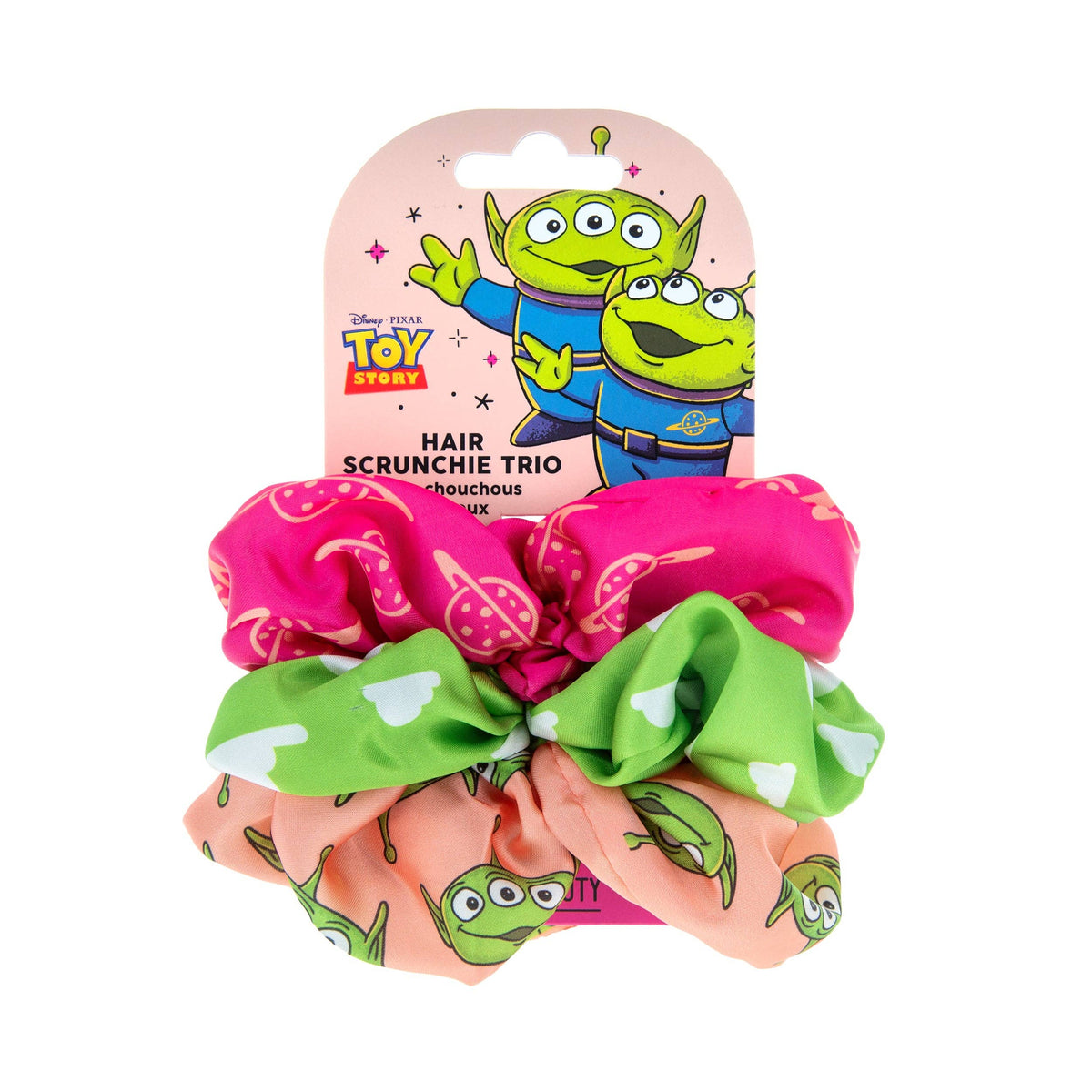 Mad Beauty USA LLC - Toy Story Scrunchie Trio 100% Polyester 3 Colourway Design