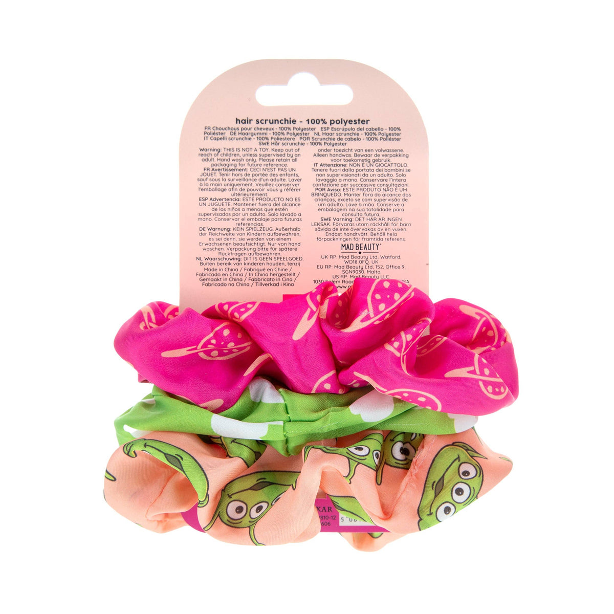 Mad Beauty USA LLC - Toy Story Scrunchie Trio 100% Polyester 3 Colourway Design