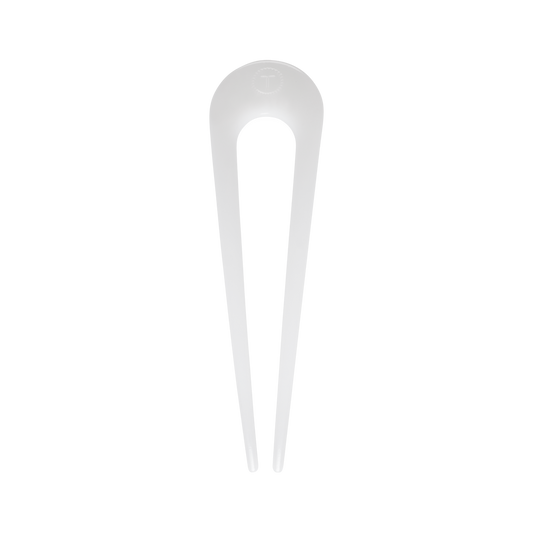 TELETIES - French Hair Pin Coconut White