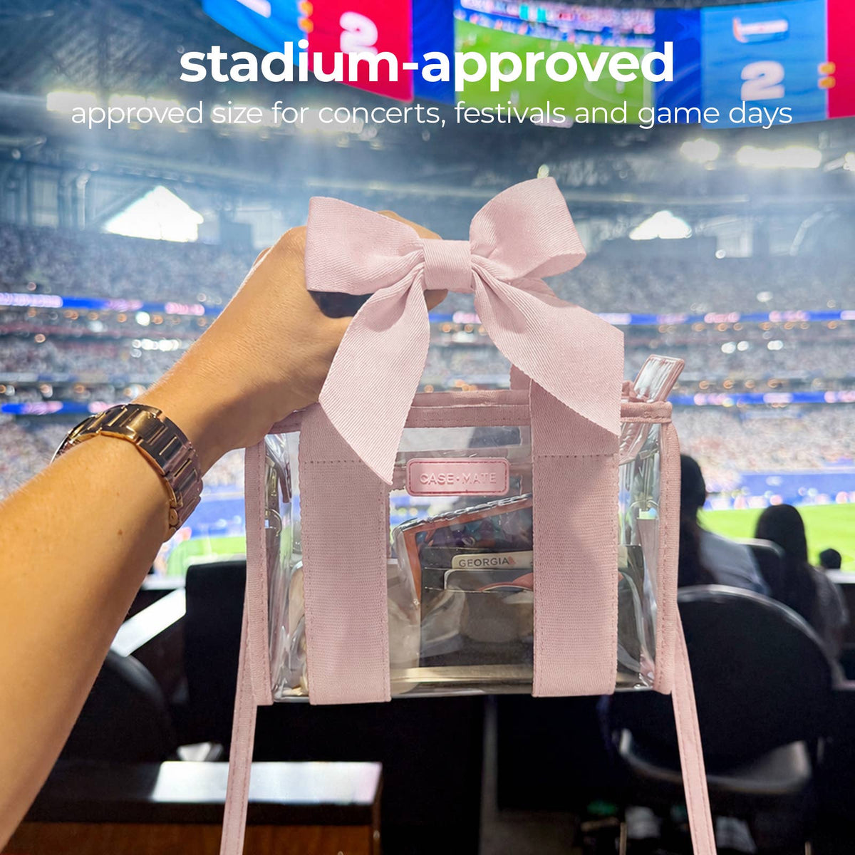 Case-Mate - Case-Mate Clear Stadium Bag: Iridescent