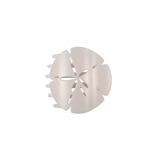 TELETIES - Sand Dollar | Medium | Flat Shape Hair Clip