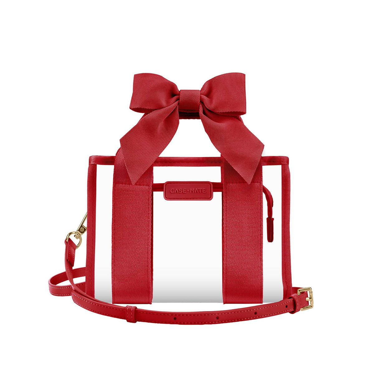Case-Mate - Case-Mate Clear Stadium Bag: Ballet Pink Bow