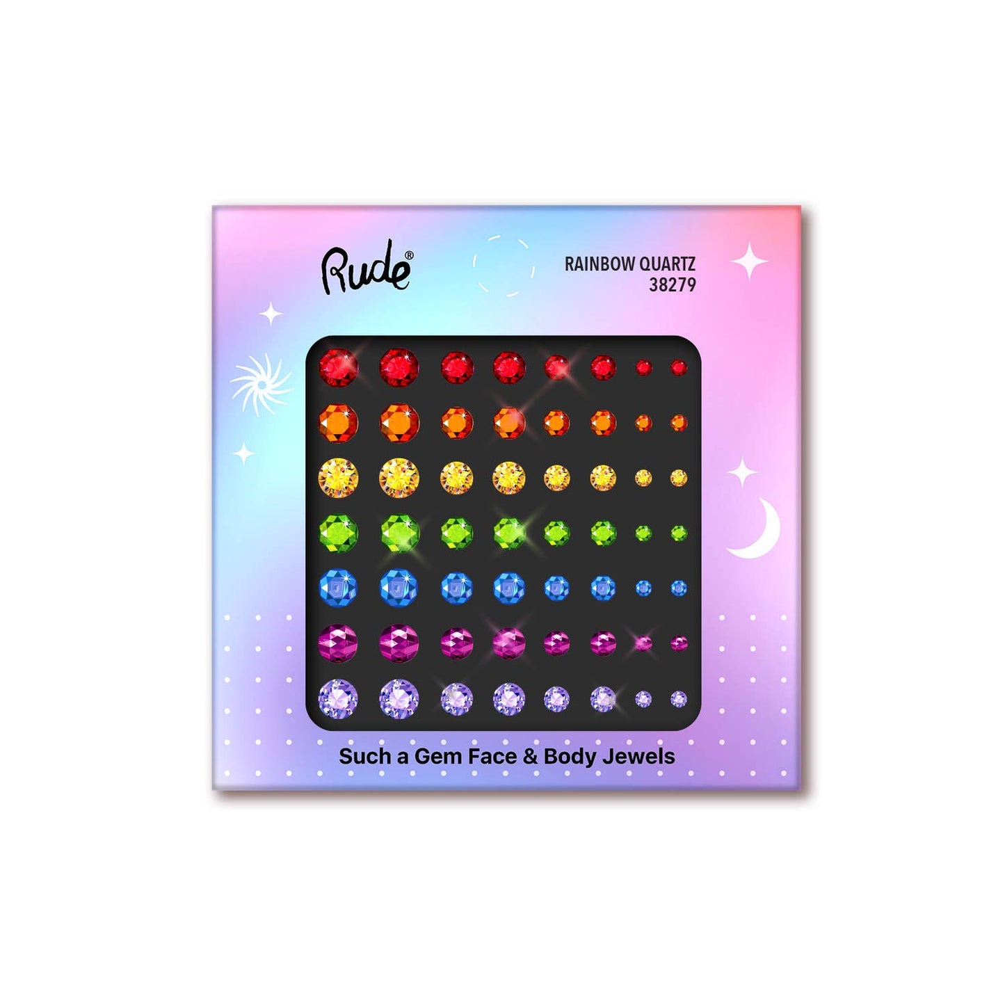 Rude Cosmetics - Such a Gem Face & Body Jewels: Clear Quartz