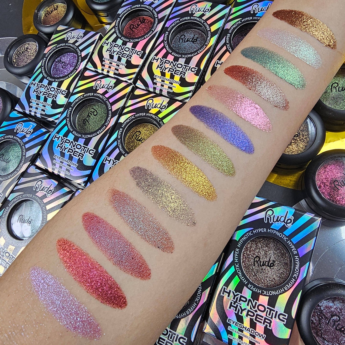 Rude Cosmetics - Hypnotic Hyper Duo Chrome Eyeshadow: Incognito