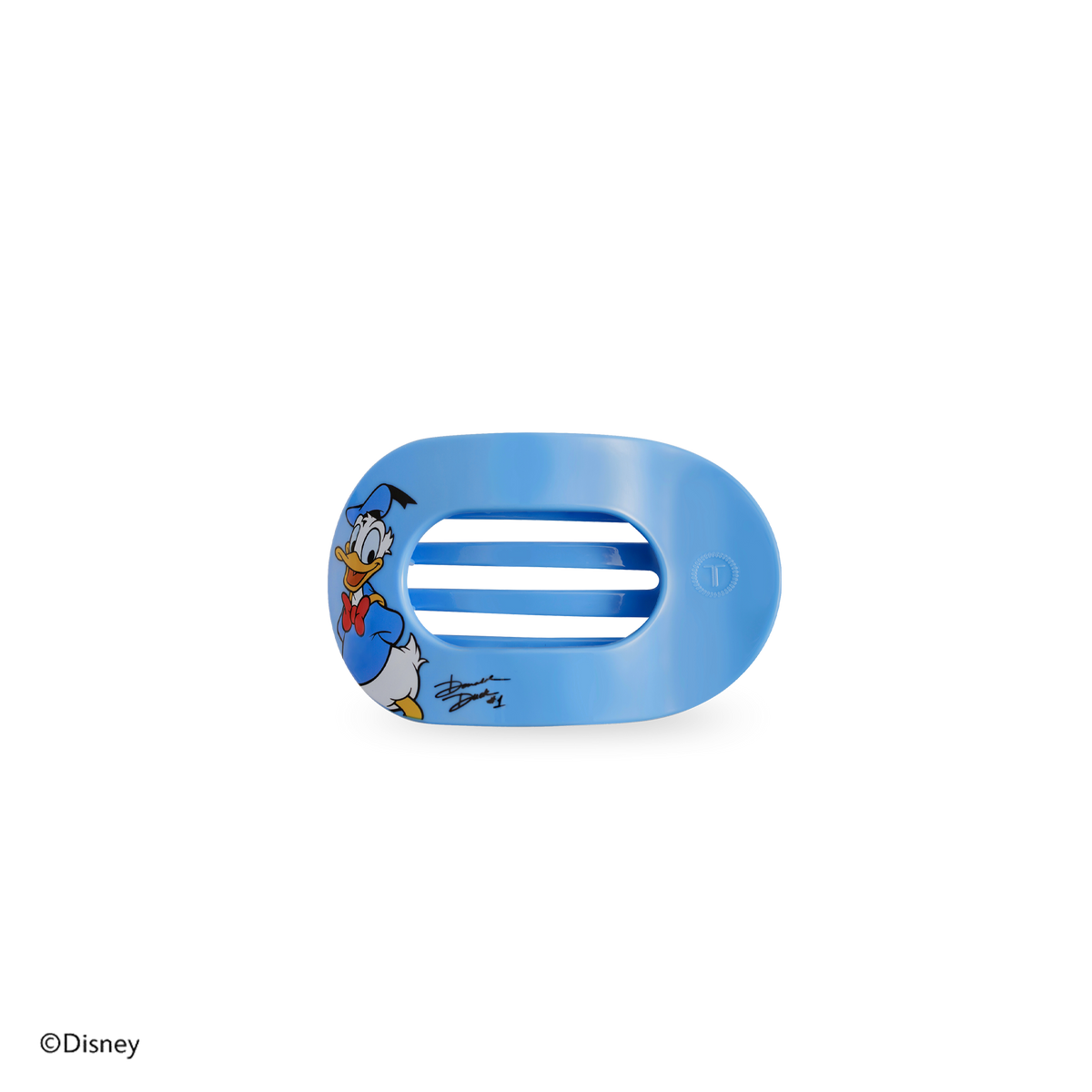 TELETIES - Donald Duck | Small | Flat Round Hair Clip