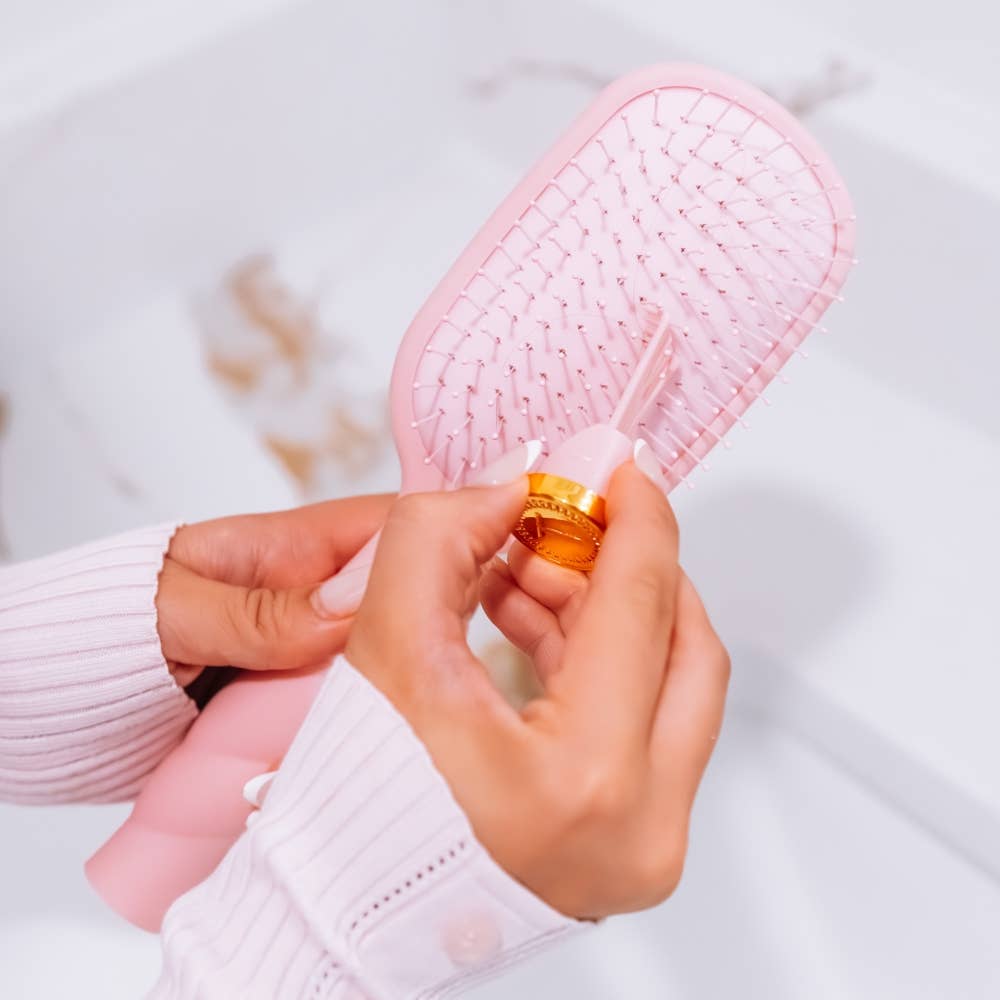 TELETIES - Detangler Brush | Bubblegum Pink | Medium